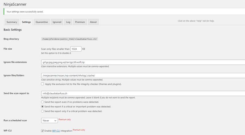 NinjaScanner - WordPress Plugins