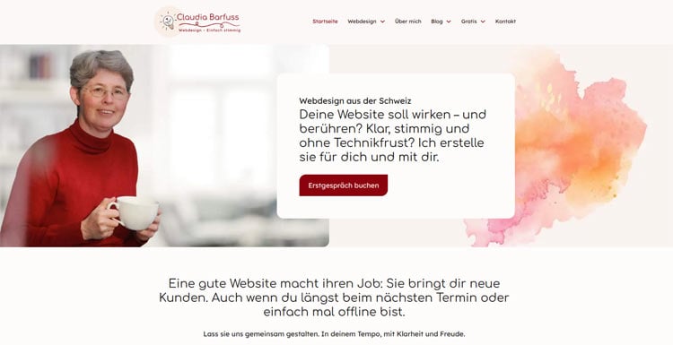 Meine neue Website ist online
